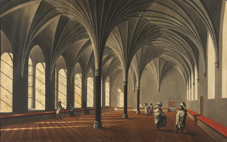 Vista interna del Gran Remter nel Palazzo del Gran Maestro di Marienburg